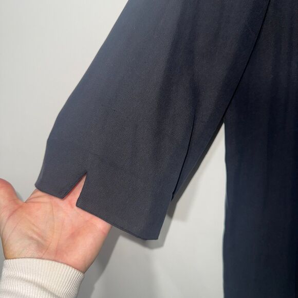 Lauren Ralph Lauren Oriental Style 100% Silk Tunic - Black L - Picture 4 of 7